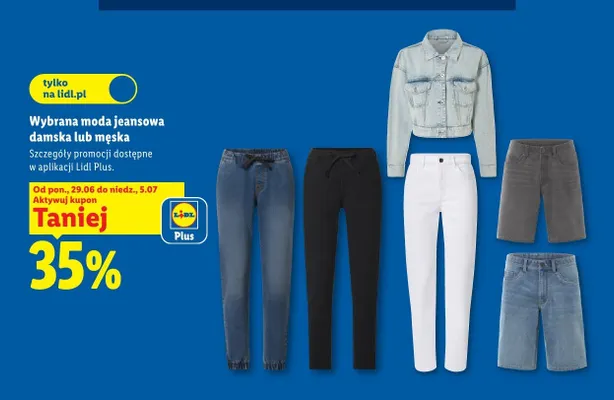 Szorty jeansowe promocja w Lidl