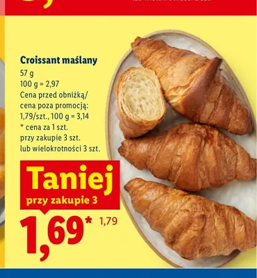 Croissant maślany promocja w Lidl