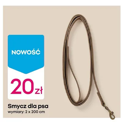 Smycz dla psa promocja w Pepco