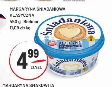 Margaryna Śniadaniowa klasyczna promocja w Sedal
