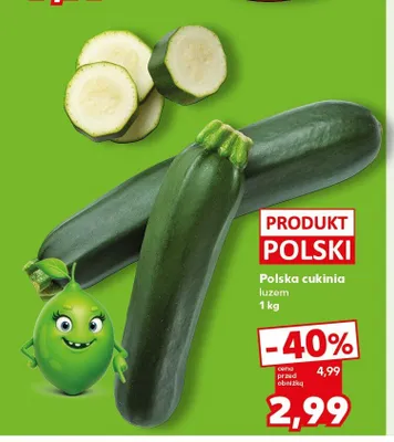 Cukinia polska promocja w Kaufland