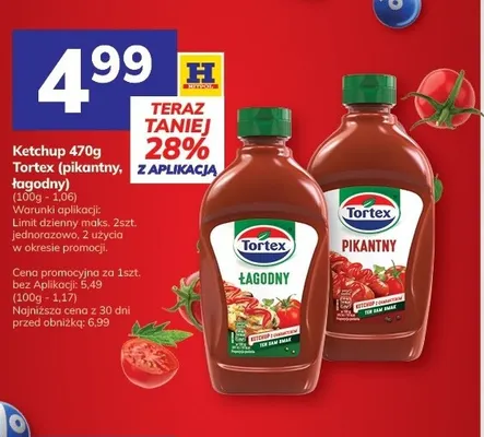 Ketchup pikantny Tortex promocja w Hitpol