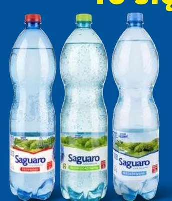 Woda lekko gazowana Saguaro promocja w Lidl