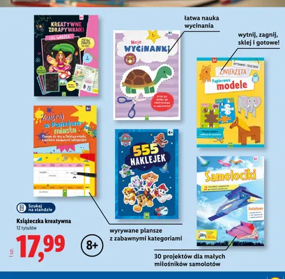 Książeczka kreatywna Kreatywne Zdrapywanki Las Wróżek promocja w Lidl
