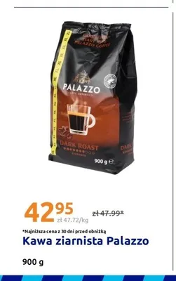 Kawa ziarnista Palazzo Dark Roast promocja w Action