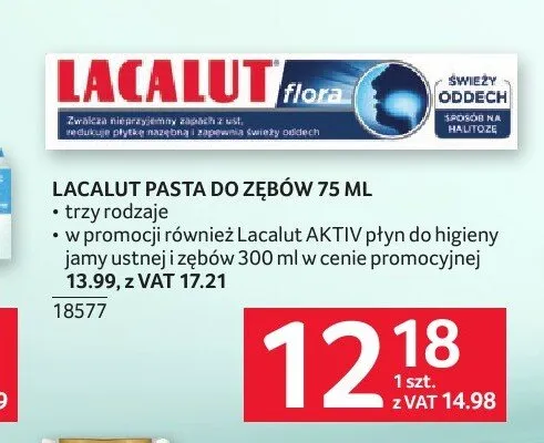 Pasta do zębów Lacalut promocja w Selgros