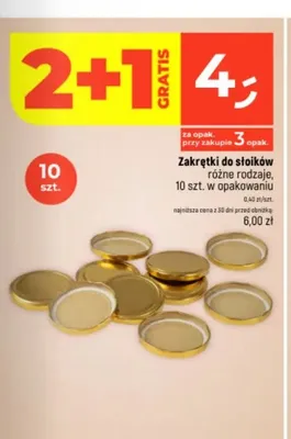 Zakrętki do słoików Dealz 10-pak promocja w Dealz