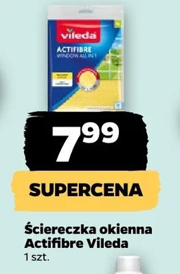 Ściereczka okienna Actifibre Vileda promocja w Netto
