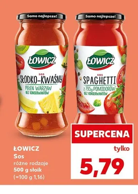 Sos spaghetti Łowicz promocja w Kaufland
