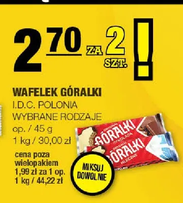 Wafelek Góralki promocja w SPAR