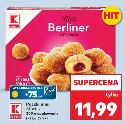 Pączki mini promocja w Kaufland