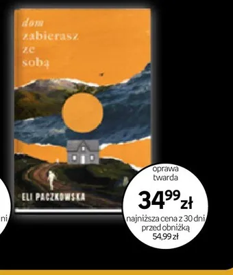 Książka Dom zabierasz ze sobą Eli Praczkowska oprawa twarda promocja w Empik