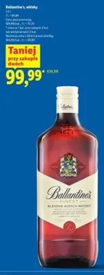 Whisky Ballantine's Finest promocja w Lidl