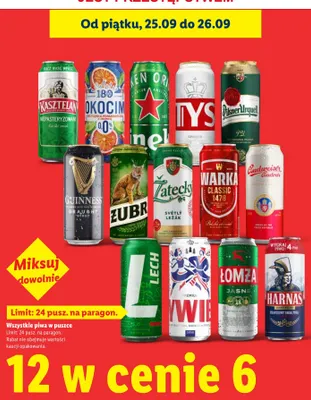 Piwo bezalkoholowe Okocim Sycylijska Pomarańcza z limonką promocja w Lidl