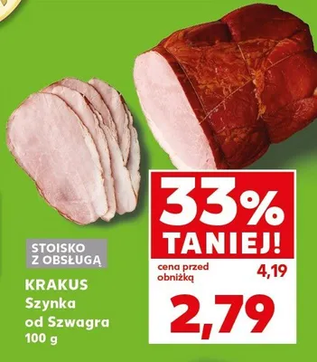 Szynka Krakus od Szwagra promocja w Kaufland