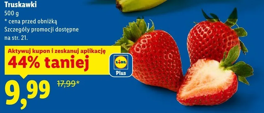Truskawki promocja w Lidl