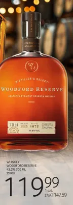 Whiskey Woodford Reserve promocja w Selgros