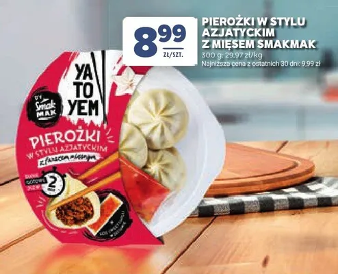 Pierożki w stylu azjatyckim z mięsem Smakmak promocja w Stokrotka