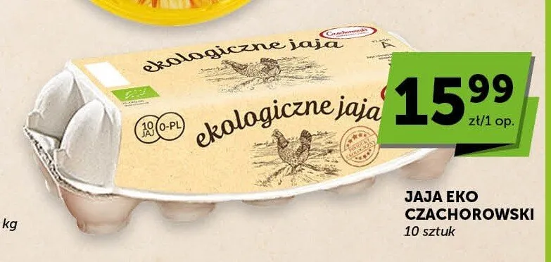 Jaja ekologiczne Czachorowski promocja w Euro Sklep