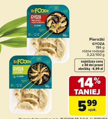 Pierożki Gyoza BeFoodie promocja w Carrefour