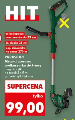 Akumulatorowa podkaszarka do trawy  promocja w Kaufland