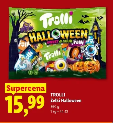 Żelki Halloween Trolli promocja w Lidl