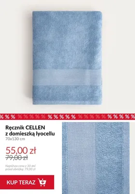 Ręcznik CELLEN z domieszką lyocellu promocja w Homla