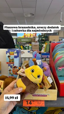 Pluszowa bransoletka Elefun promocja w Biedronka