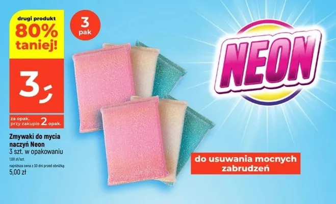 Zmywaki do mycia naczyń Neon promocja w Dealz