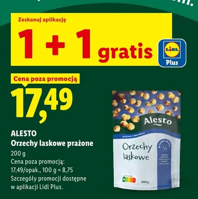 Orzechy laskowe prażone Alesto promocja w Lidl