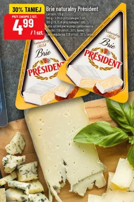 Brie naturalny promocja w POLOmarket