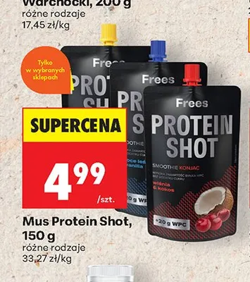 Mus Protein Shot Frees promocja w Biedronka