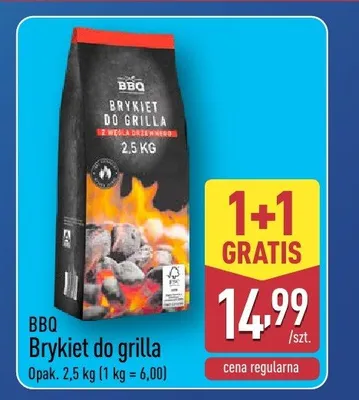 Brykiet do grilla Bbq promocja w Aldi