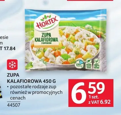 Zupa kalafiorowa Hortex promocja w Selgros