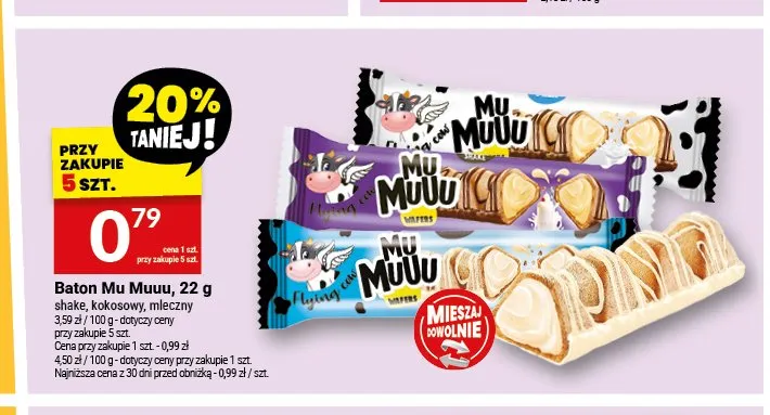 Baton Mu Muuu shake promocja w Twój Market