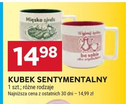 Kubek sentymentalny promocja w Stokrotka