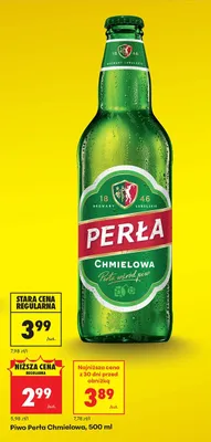 Piwo Perła Chmielowa promocja w Biedronka