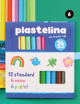 Plastelina 24 kolory promocja w Biedronka