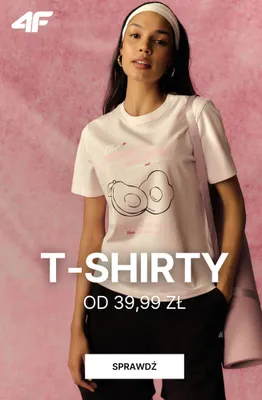 T-shirty damskie 4F promocja w 4F