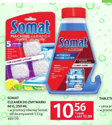 Cleaner do zmywarki Somat 250ml promocja w Selgros