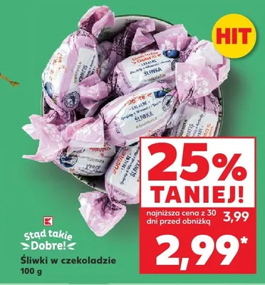 Ślimaki w czekoladzie promocja w Kaufland