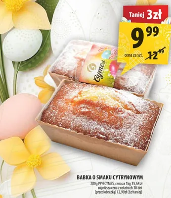 Babka o smaku cytrynowym promocja w Arhelan