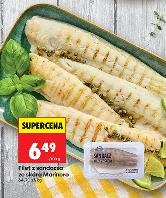 Filet z sandacza ze skórą Marinero promocja w Biedronka