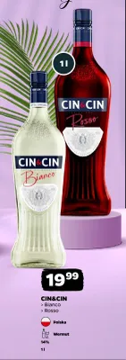 Wermut CIN&CIN Bianco promocja w Netto