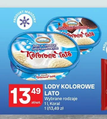 Lody Kolorowe Lato promocja w Chorten