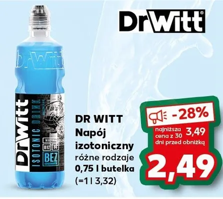 Napój izotoniczny różne rodzaje promocja w Kaufland