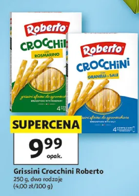 Grissini Crocchini rosmarino Roberto promocja w Auchan