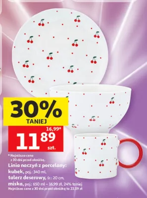 Kubek z porcelany 340ml promocja w Auchan