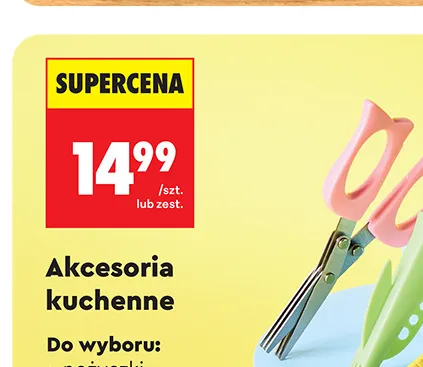 Nożyczki do ziół z osłonką Joie promocja w Biedronka