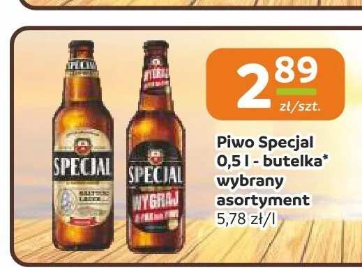 Piwo Specjal Jasne Pełne promocja w Społem Częstochowa